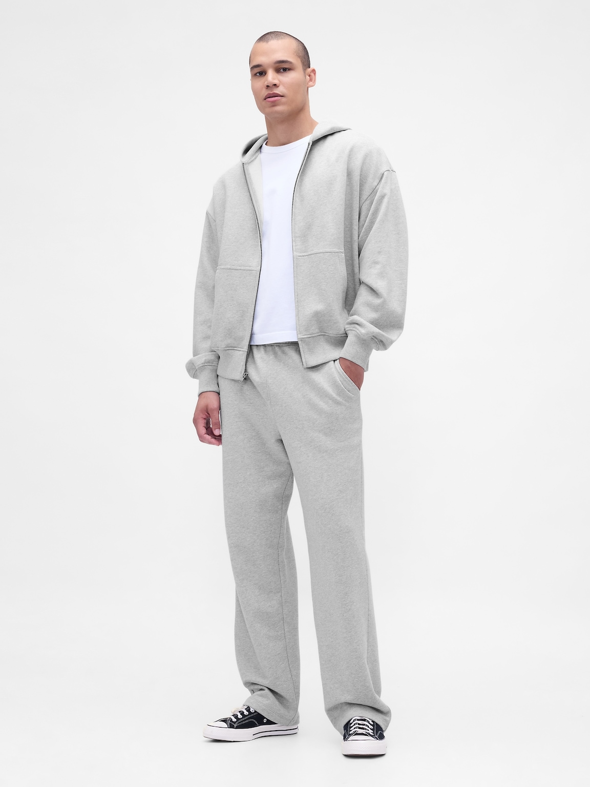 Heavyweight Oversized Zip Hoodie