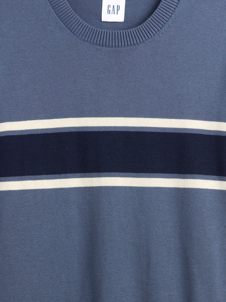 Stripe Crewneck Sweater