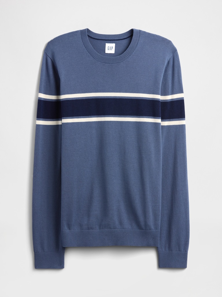 Stripe Crewneck Sweater
