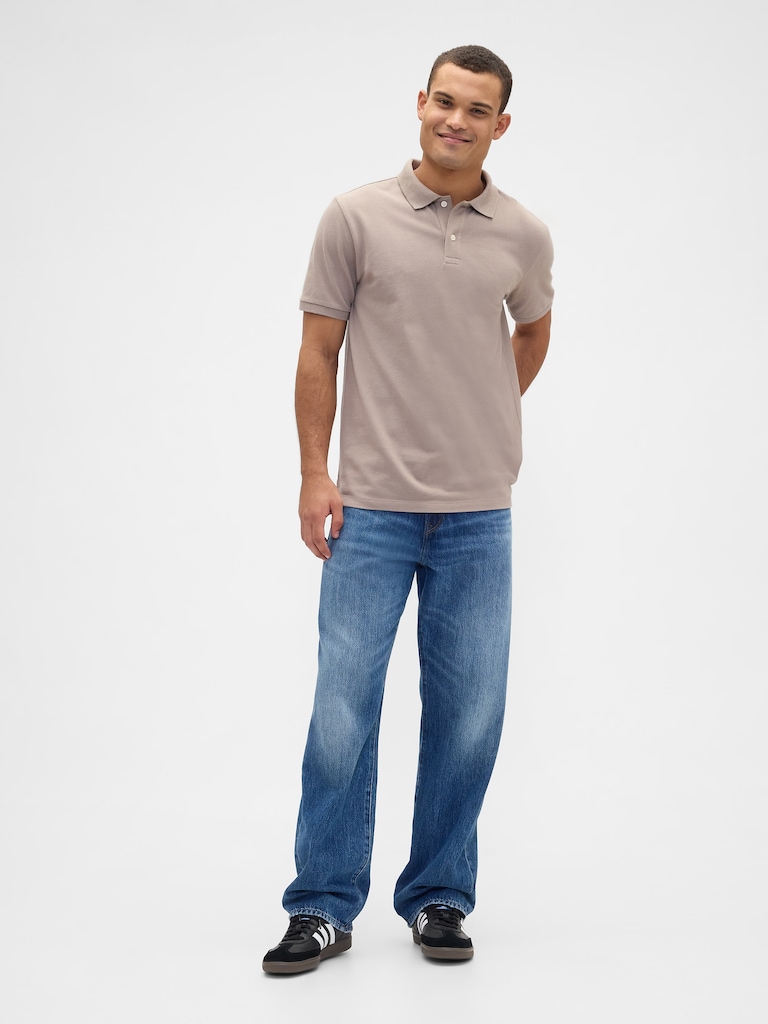 Stretch Pique Polo Shirt