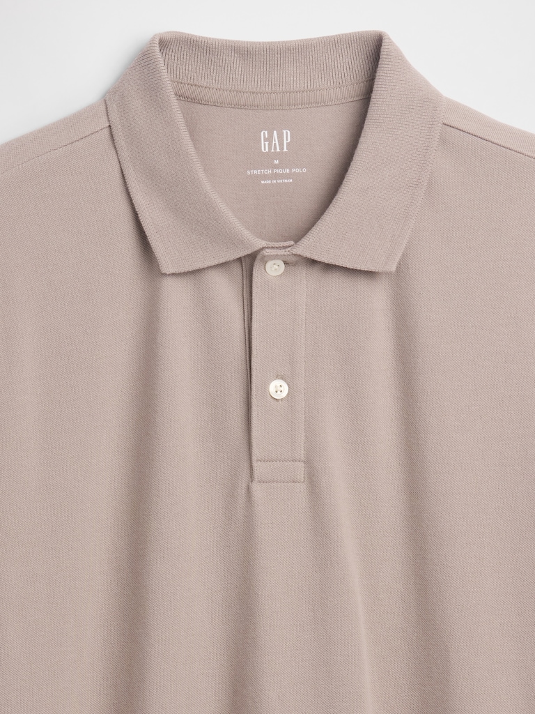 Stretch Pique Polo Shirt