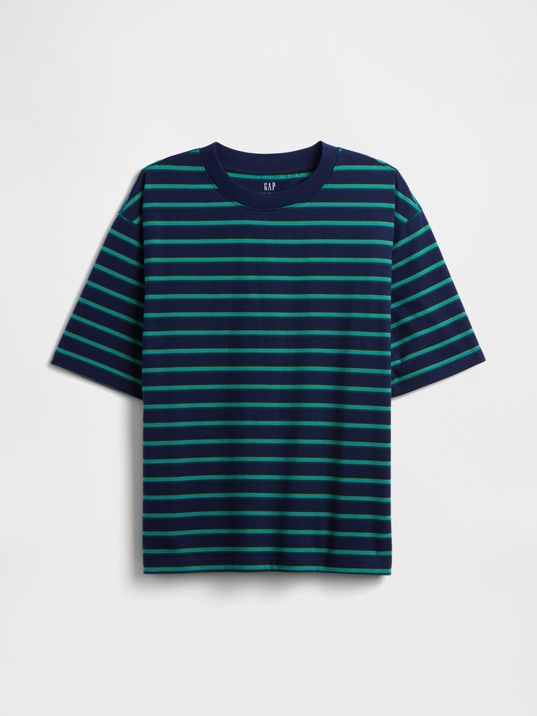 Vintage Soft Stripe Boxy T-Shirt
