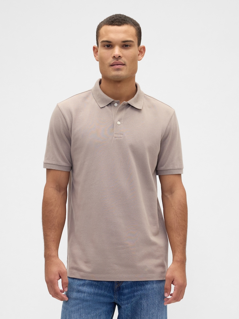 Stretch Pique Polo Shirt