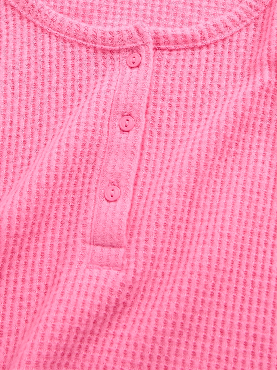 Kids Recycled Waffle PJ Set