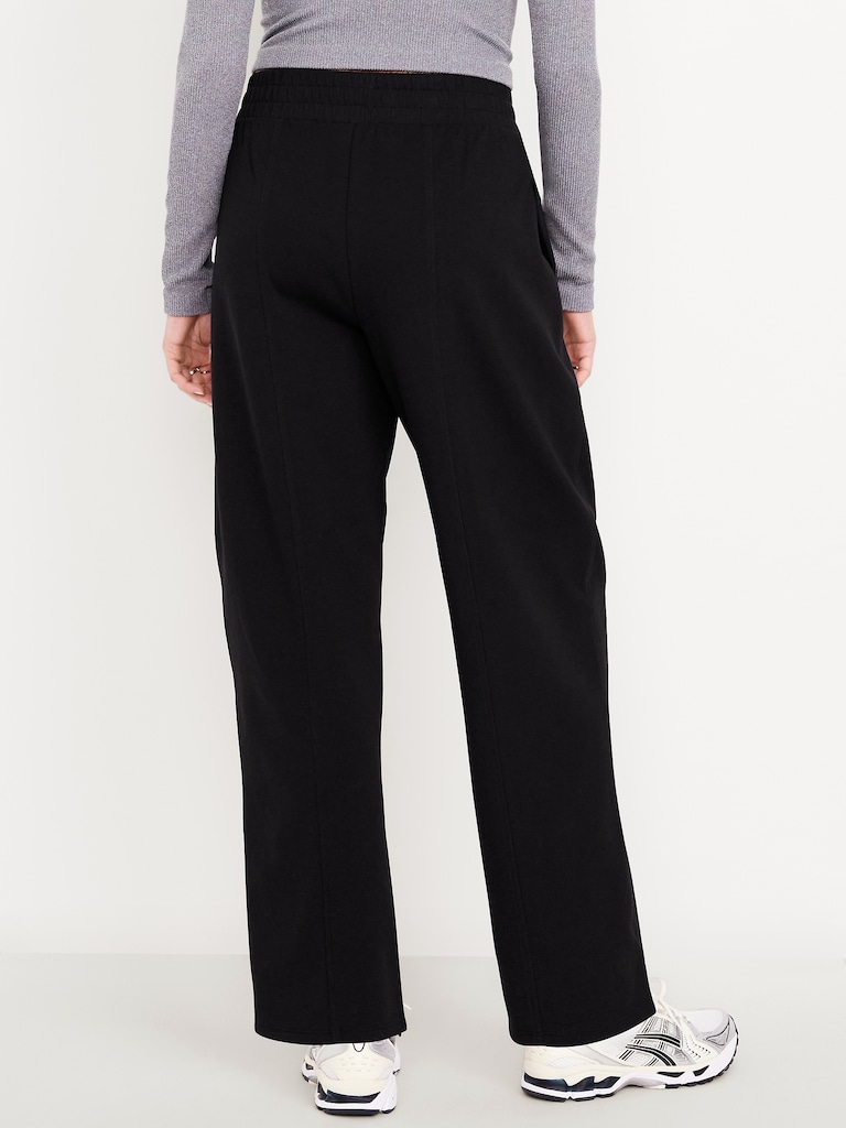 High-Waisted Dynamic Fleece Barrel Pants