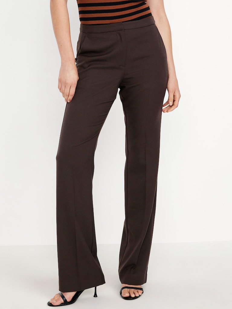 Mid-Rise Taylor Boot-Cut Pants