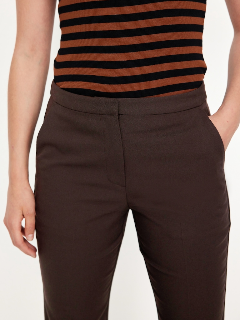 Mid-Rise Taylor Boot-Cut Pants