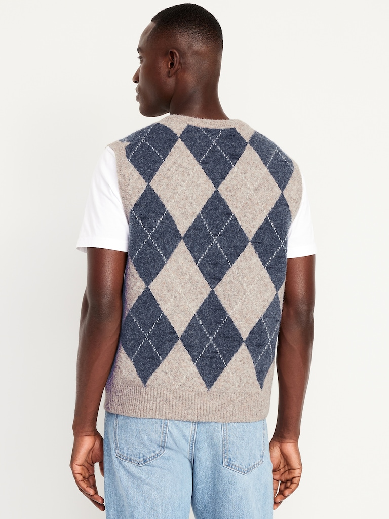 Wool-Blend Sweater Vest