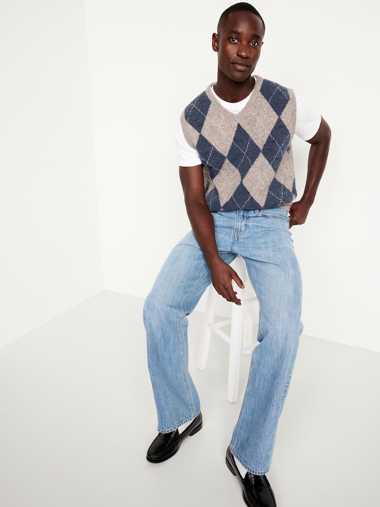 Wool-Blend Sweater Vest