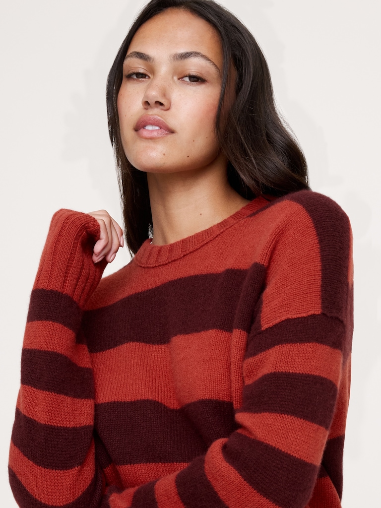 Midweight Cashmere Crew-Neck Sweater