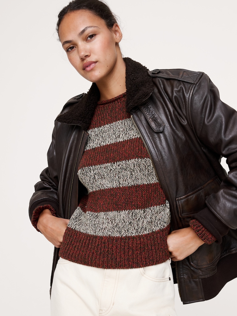 Cotton Roll-Neck Sweater