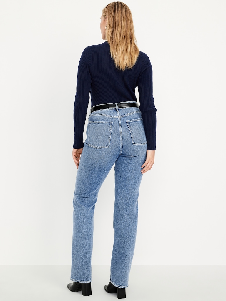 Extra High-Waisted Boot-Cut Jeans
