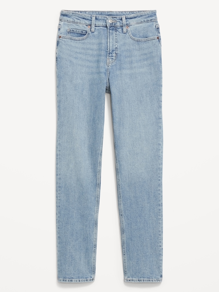 Extra High-Waisted Straight Jeans