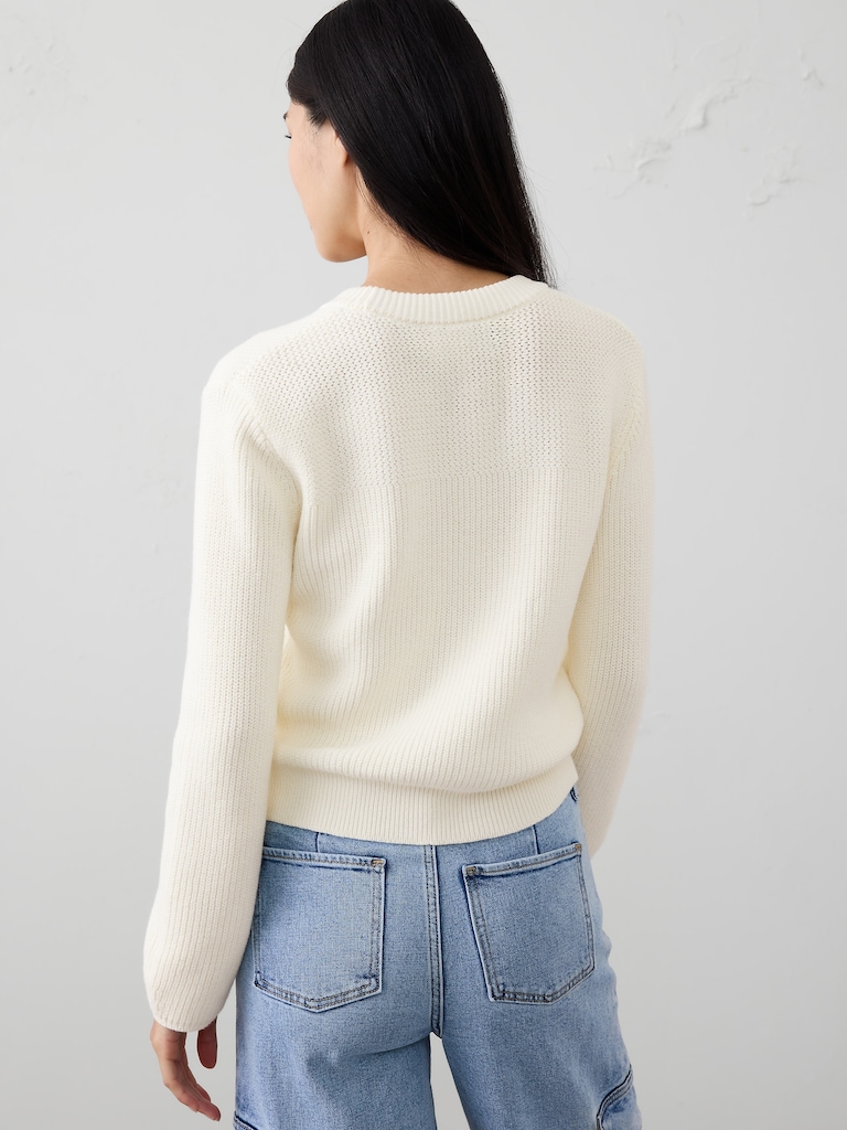 Textured Pullover Sweater