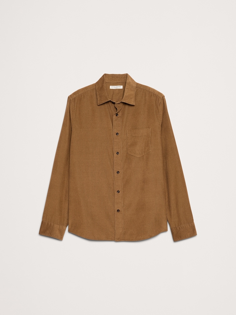 Standard-Fit Lightweight Corduroy Shirt