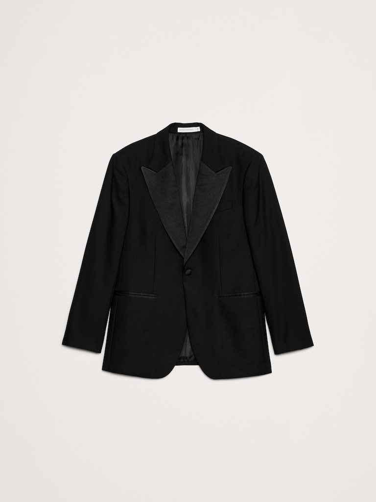 Slim Italian Barathea Tuxedo Jacket