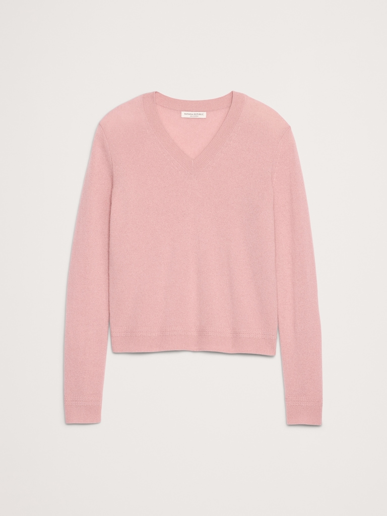 Lightweight Cashmere V-Neck Sweater