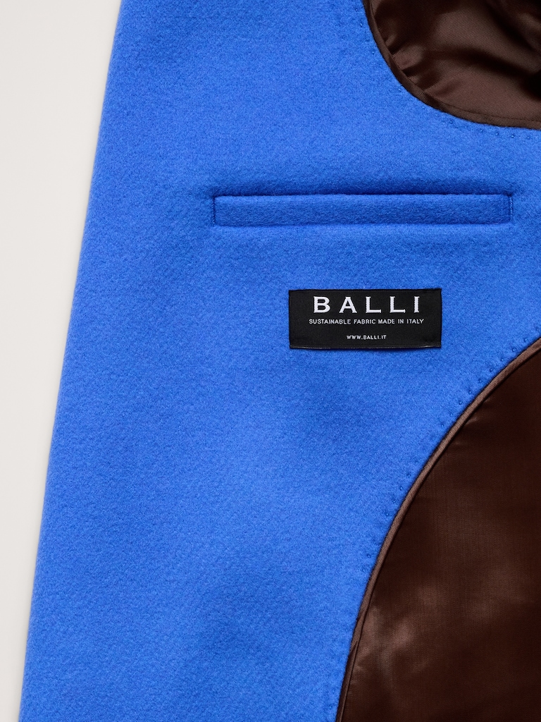 Italian Wool-Cashmere Wrap Coat