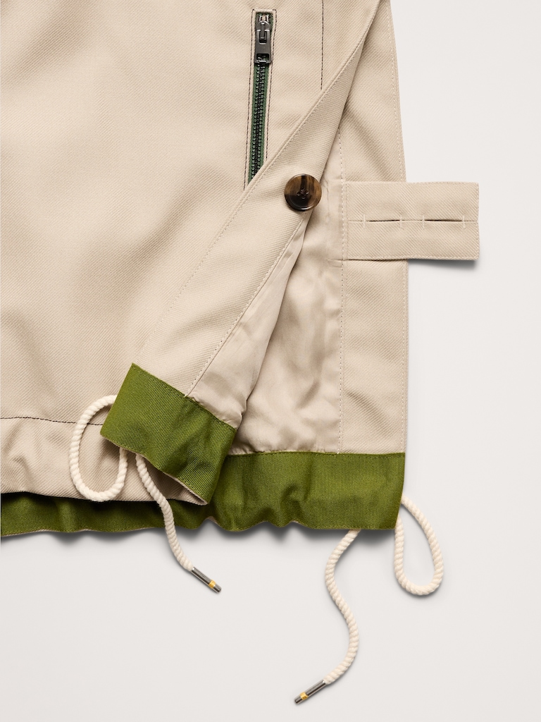 Oversized Italian Wool Utility Popover