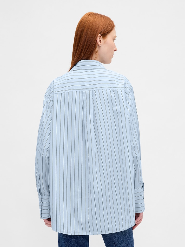 Organic Cotton Poplin Big Shirt