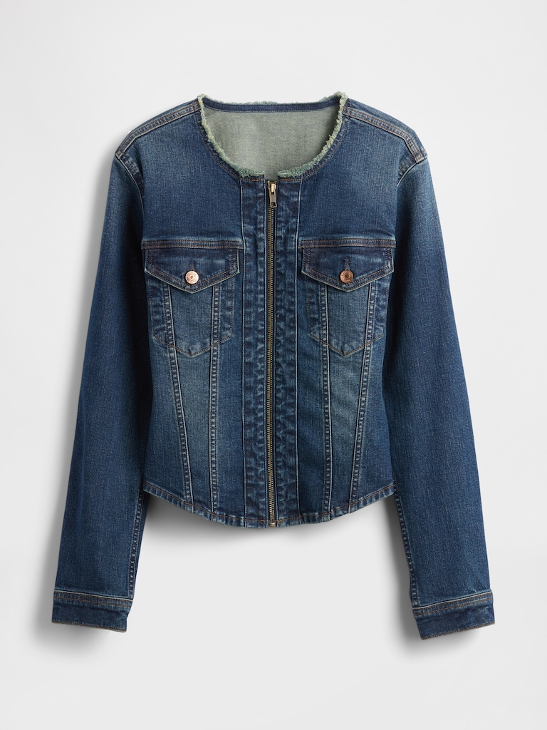 Denim Moto Jacket