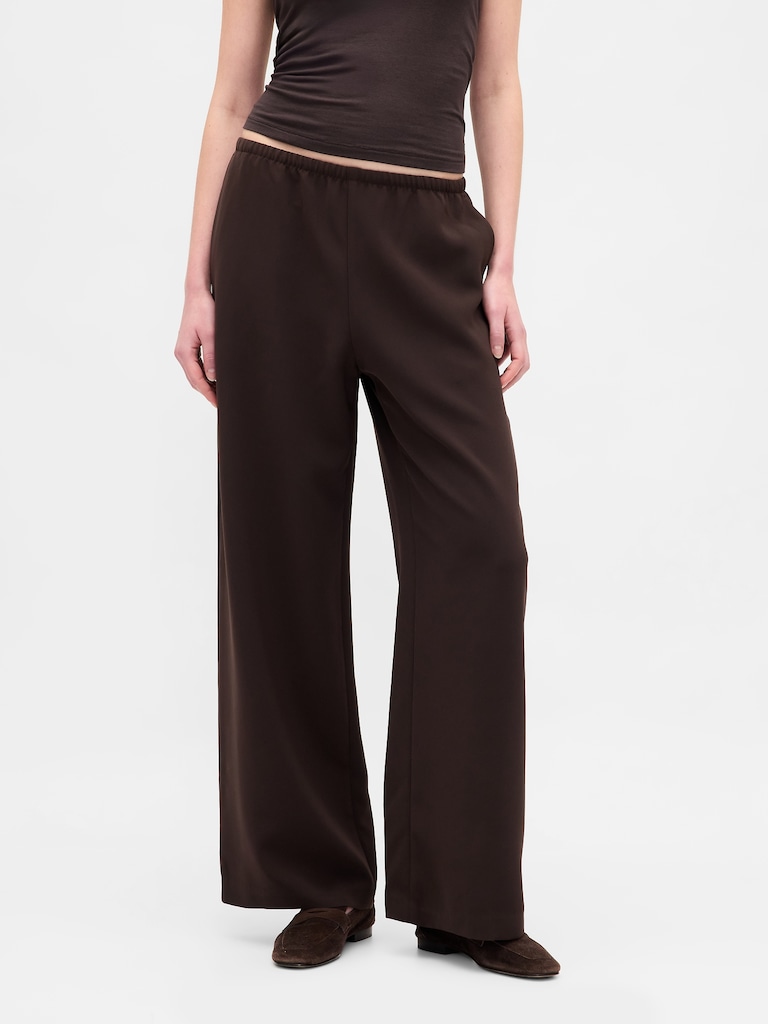 Easy Wide-Leg Pants