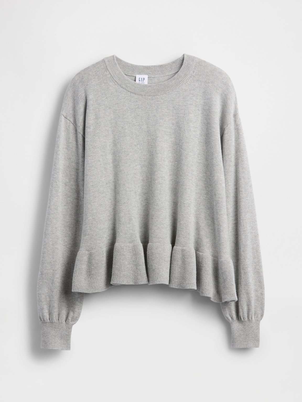 Kids Relaxed Peplum Sweater