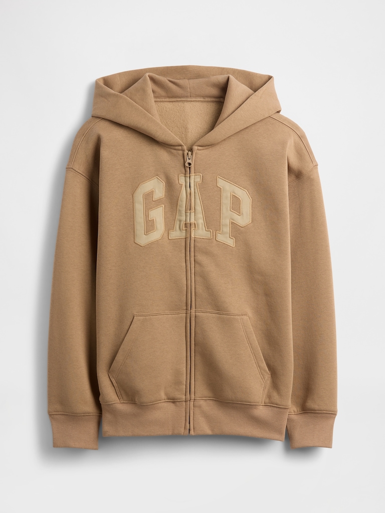 Kids VintageSoft Logo Zip Hoodie
