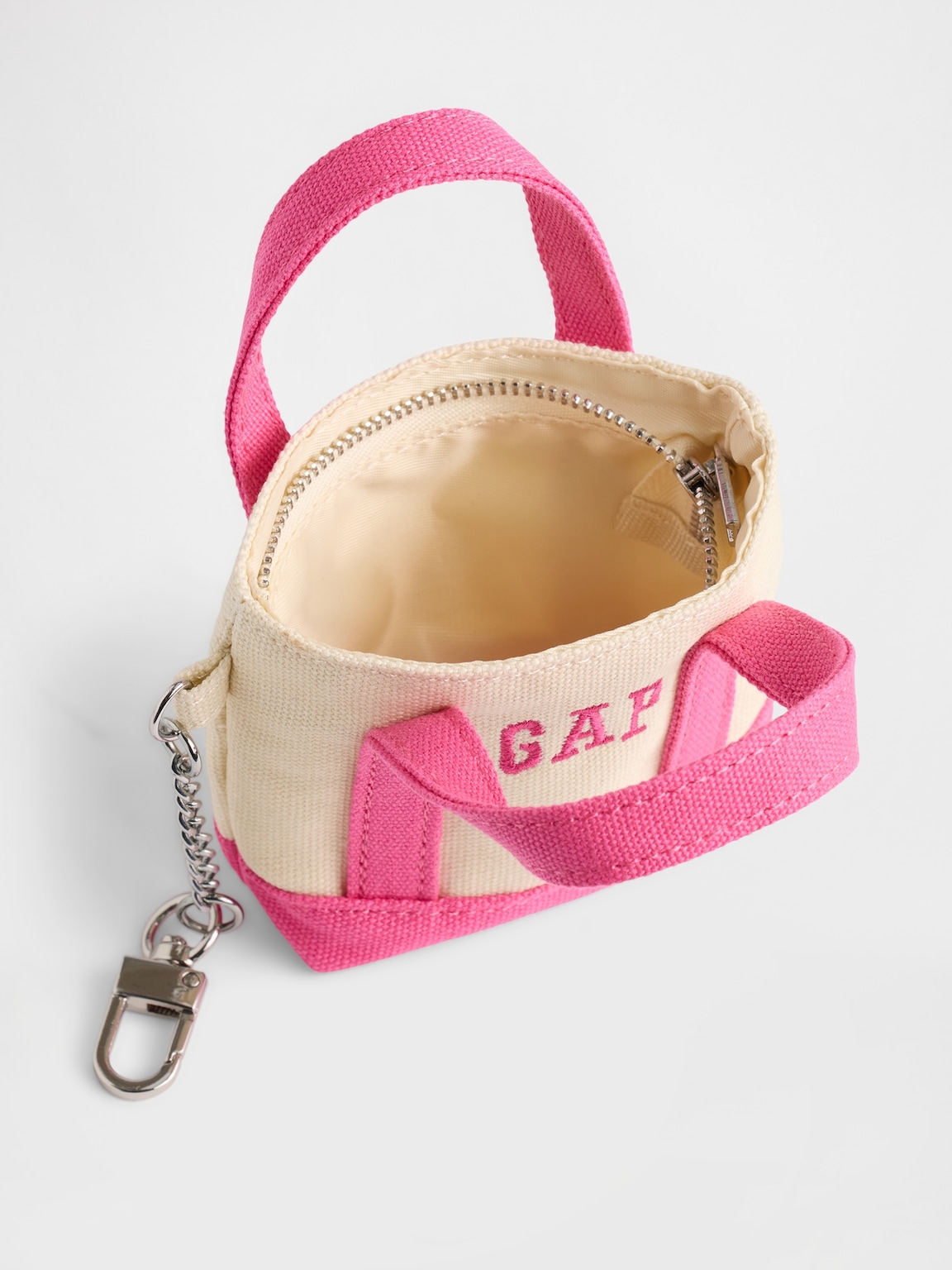 Logo Tote Keychain Charm