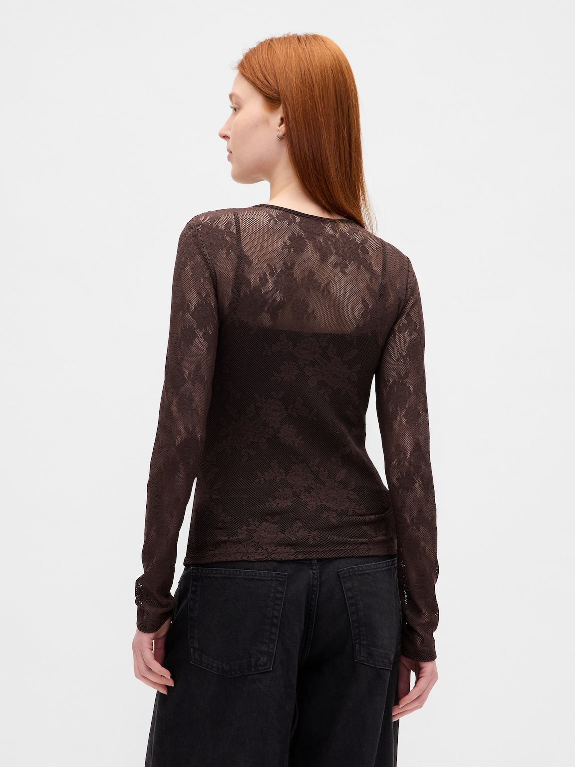 Sheer Lace Top