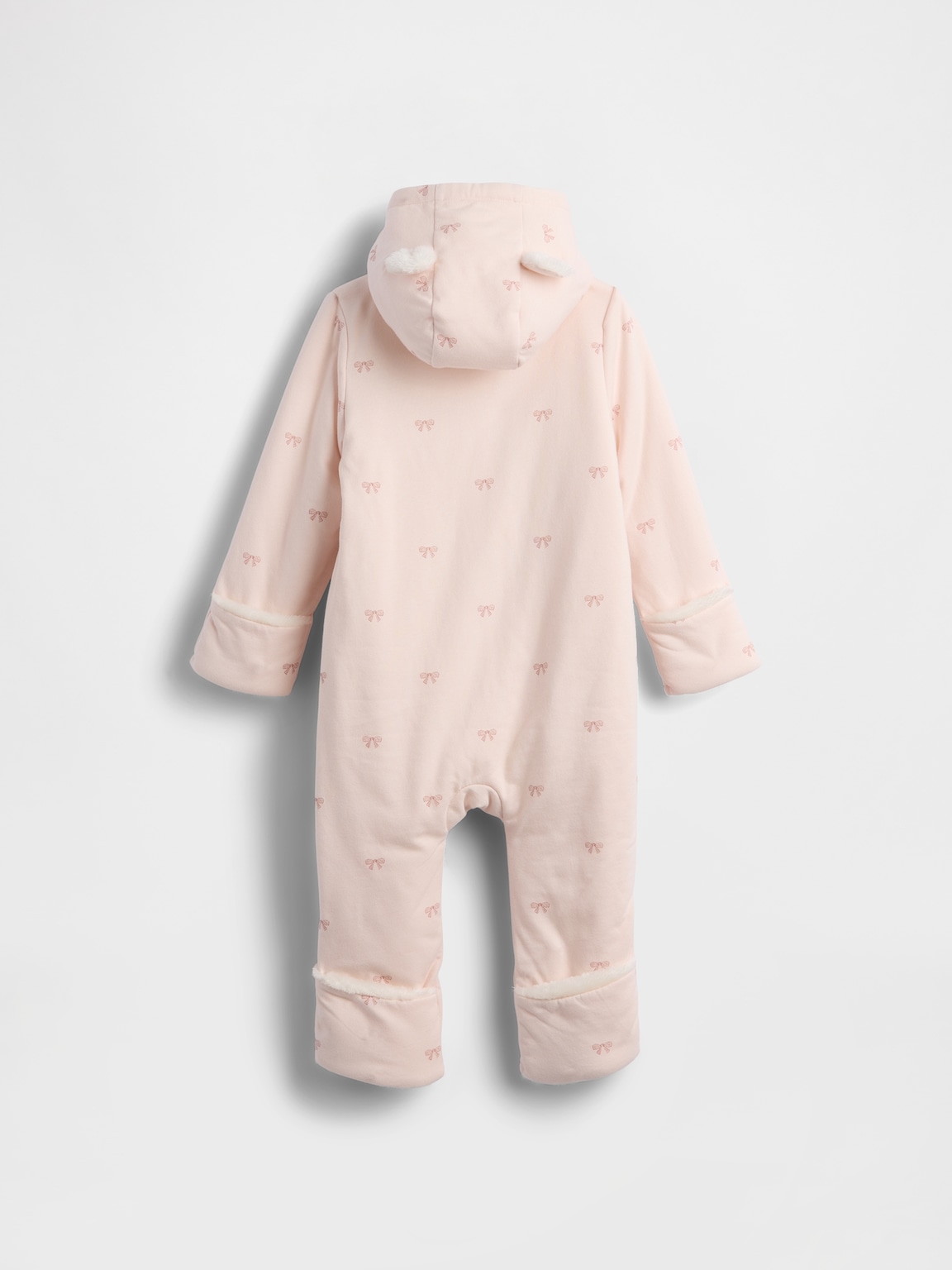 Baby Sherpa-Lined Hooded One-Piece