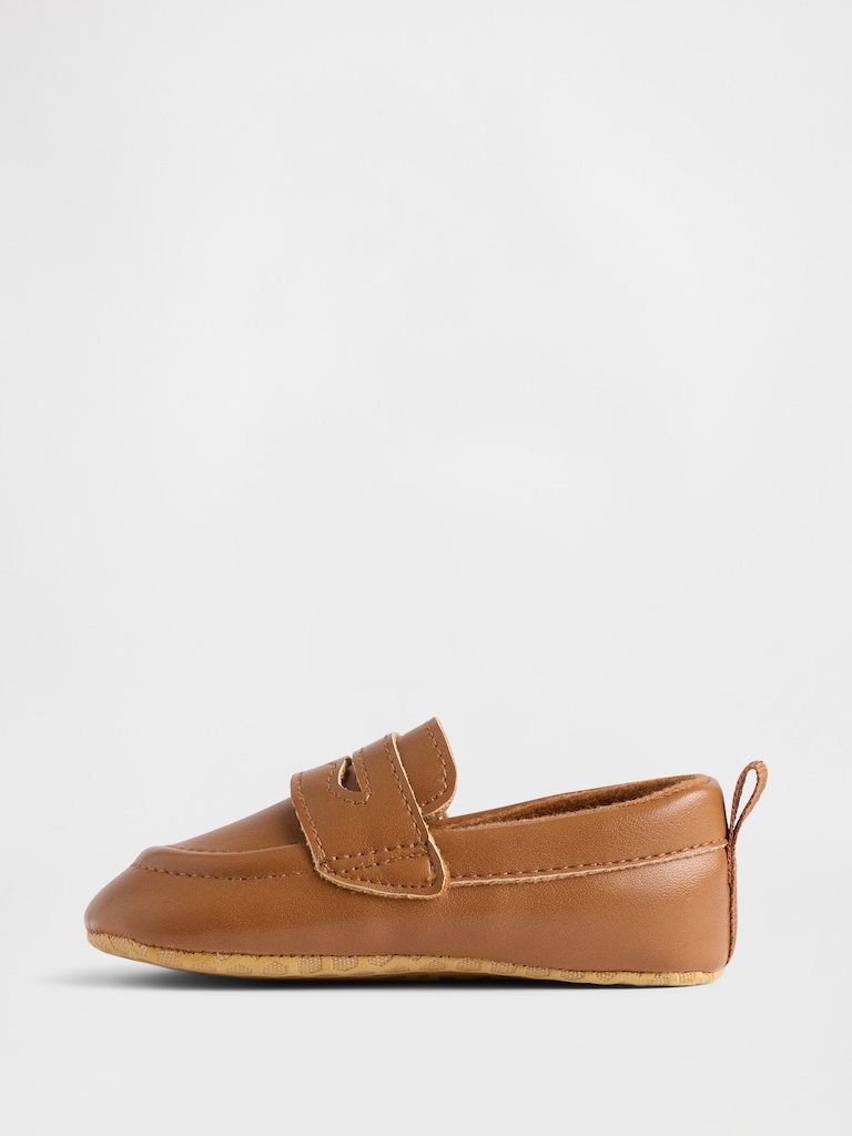 Baby Vegan Leather Loafers