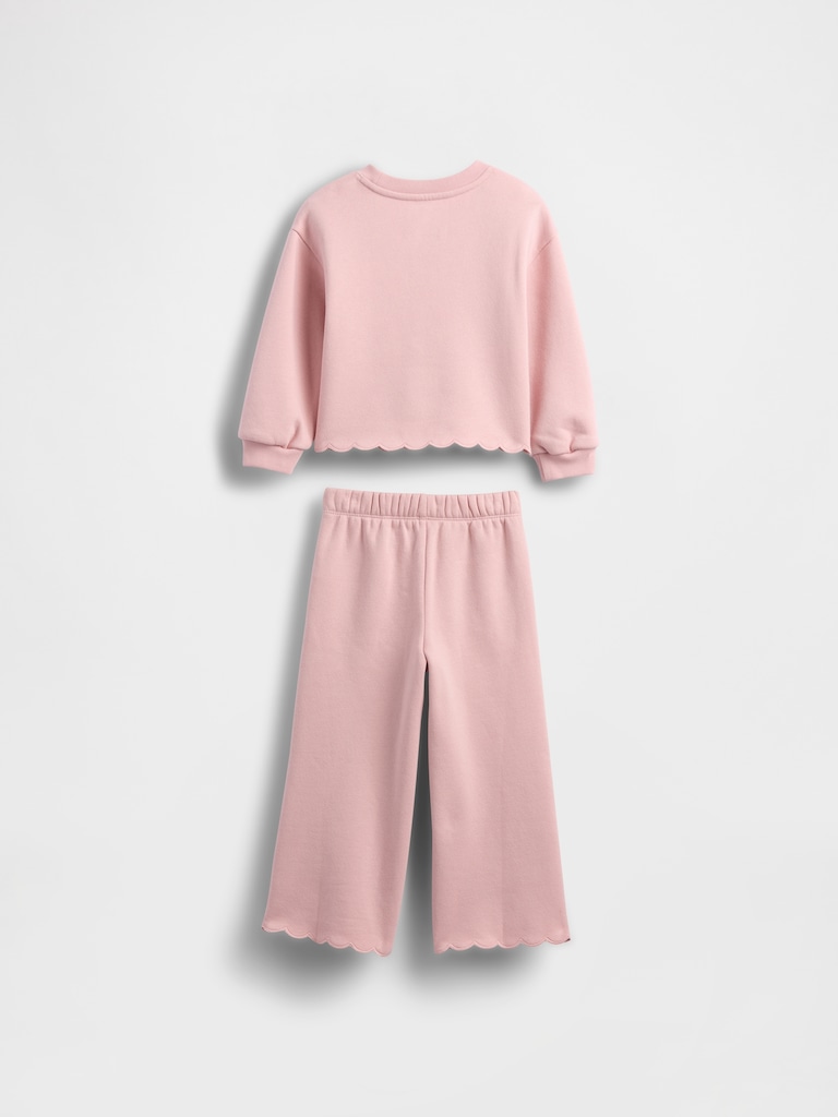 Baby & Toddler VintageSoft Scalloped Sweat Set
