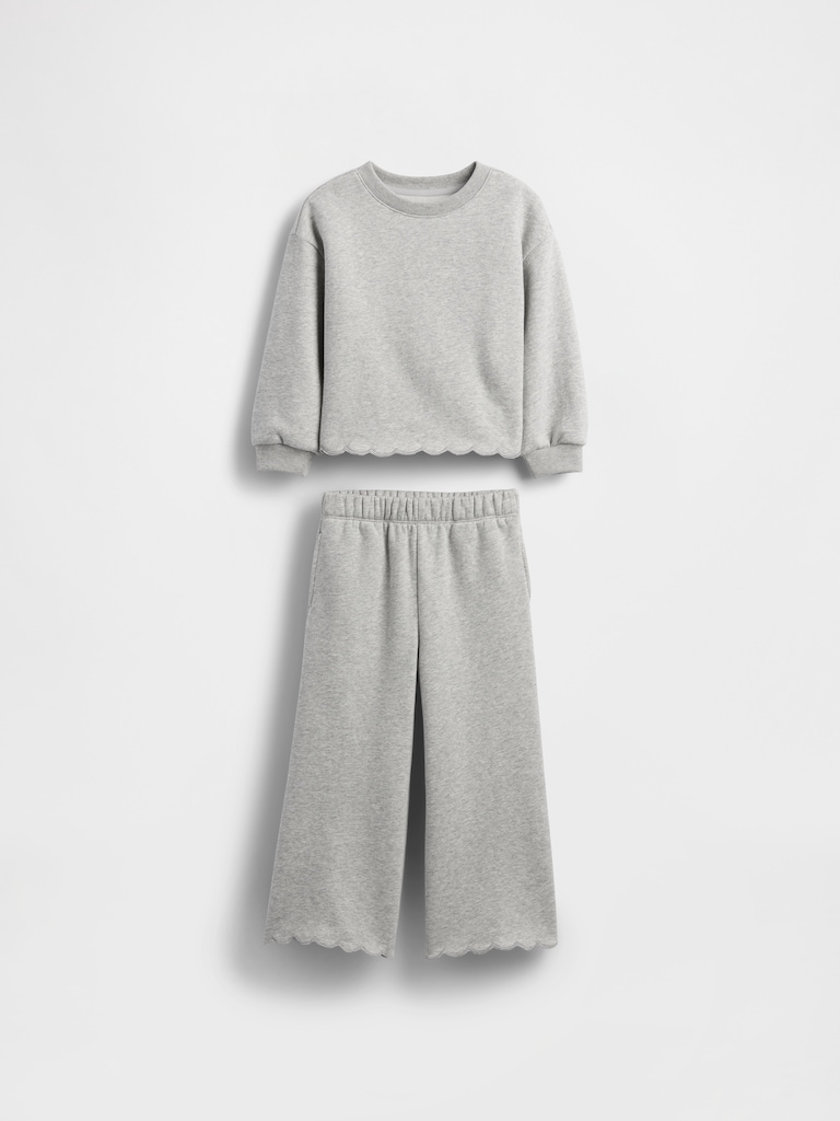 Baby & Toddler VintageSoft Scalloped Sweat Set