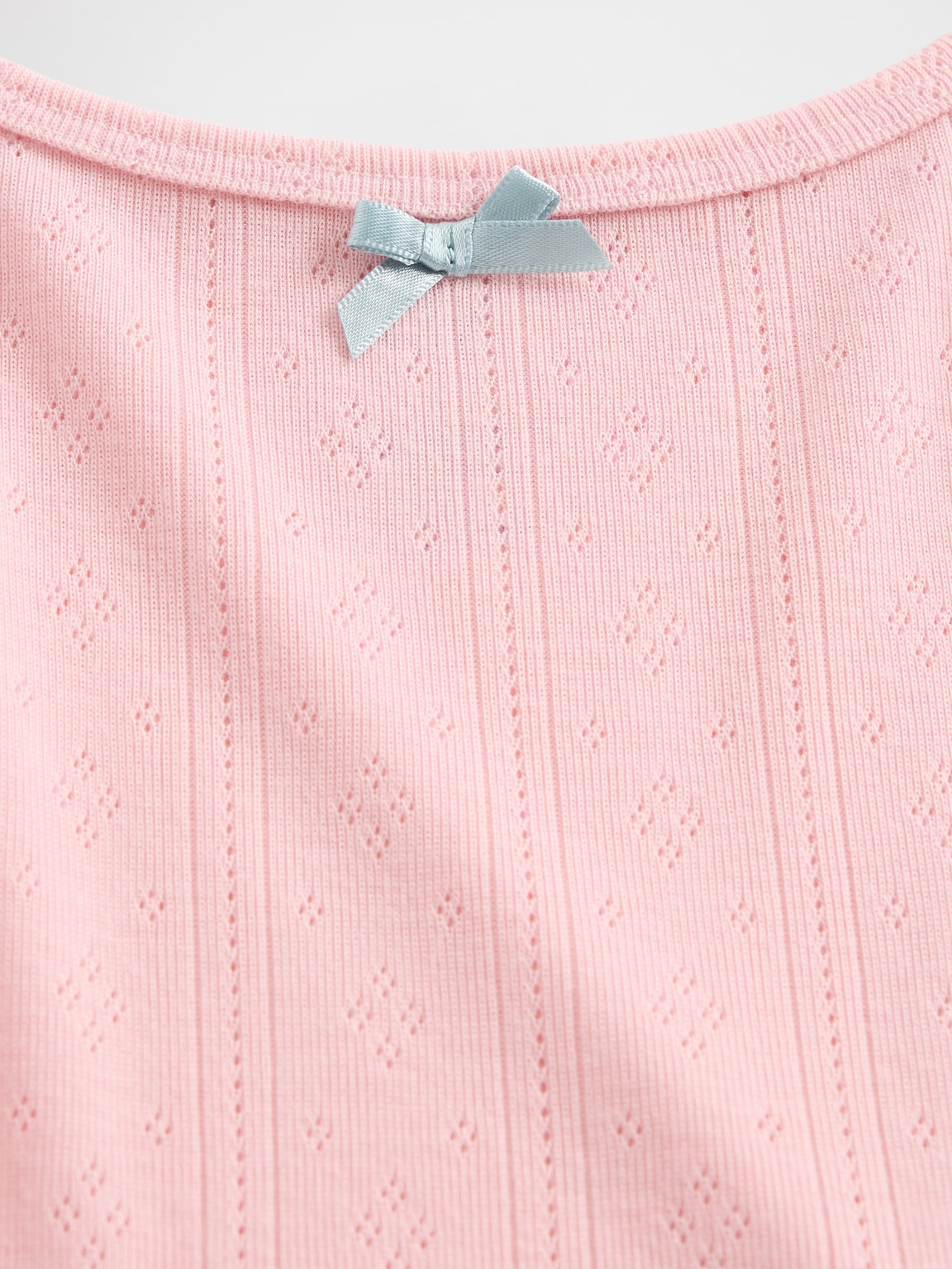 Kids Recycled Pointelle Tank PJ Set