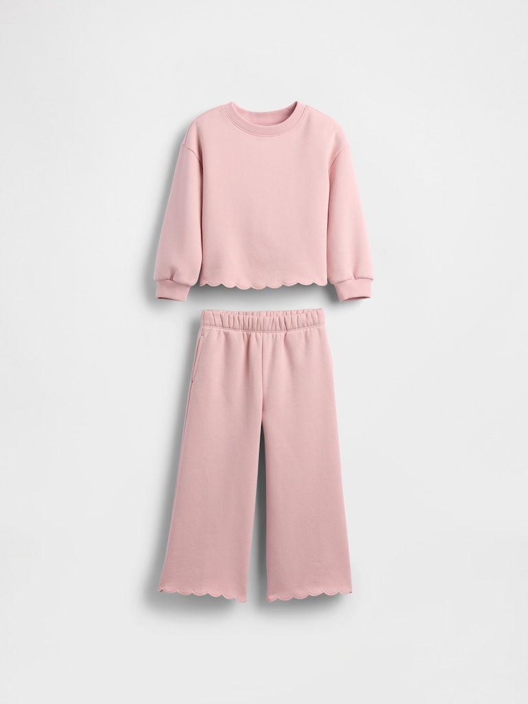 Baby & Toddler VintageSoft Scalloped Sweat Set