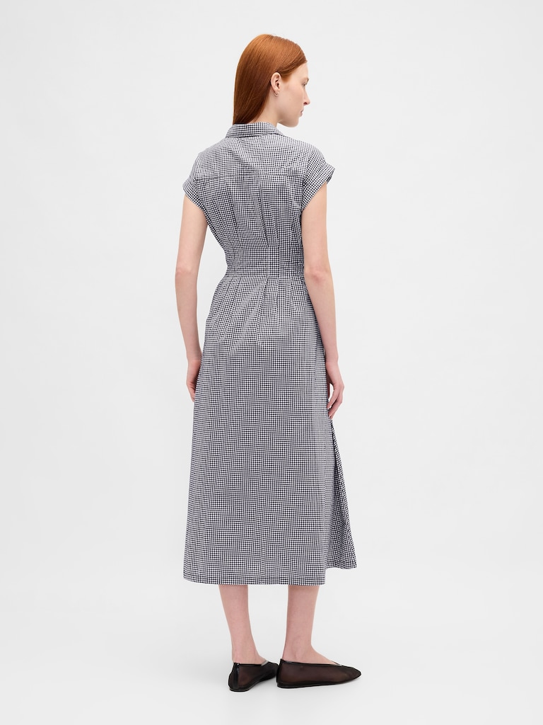 Poplin Midi Shirtdress