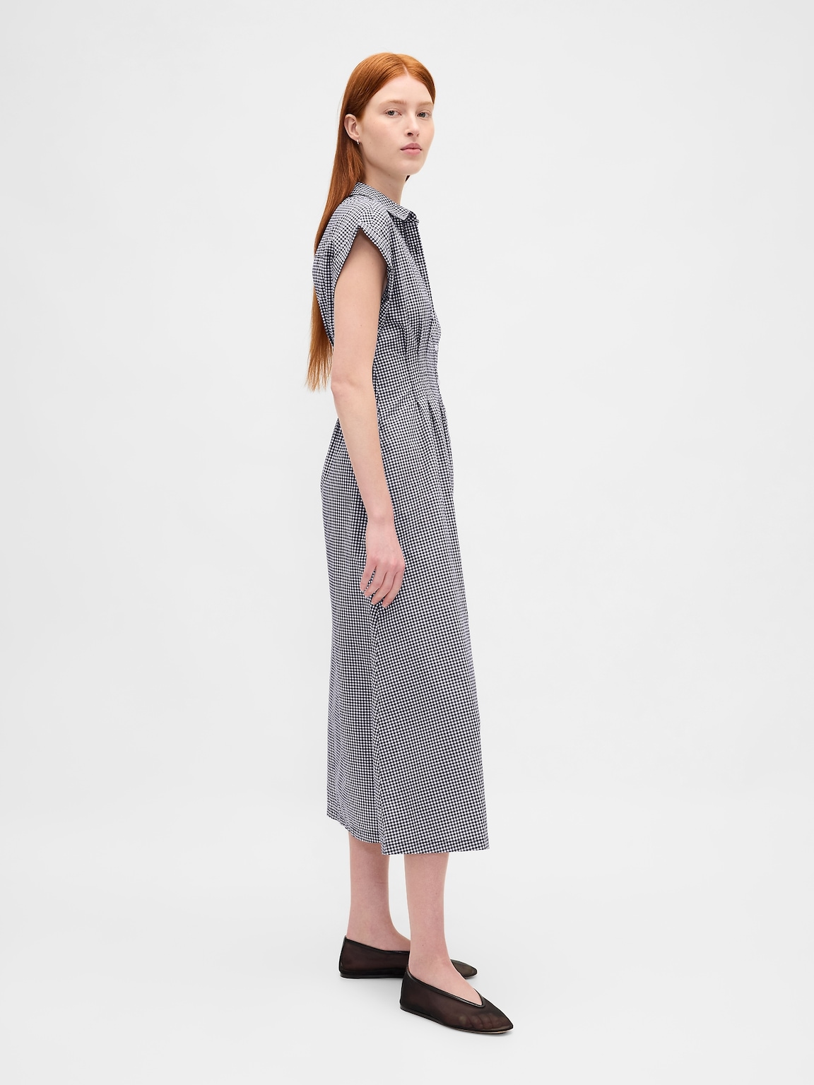 Poplin Midi Shirtdress