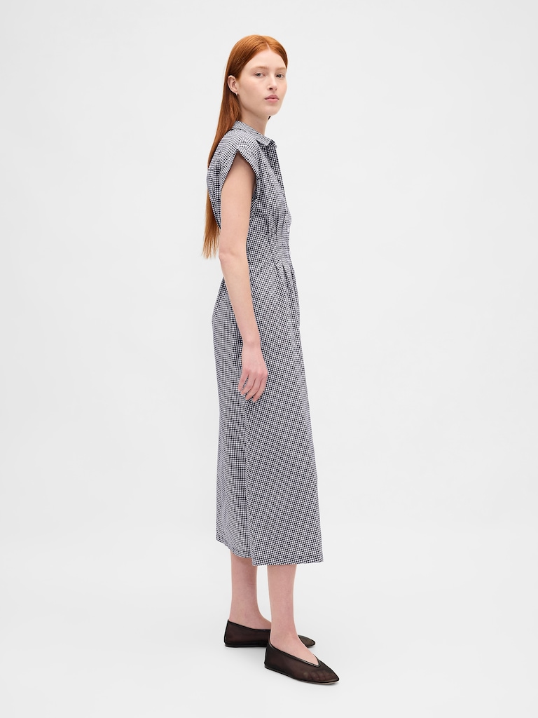 Poplin Midi Shirtdress