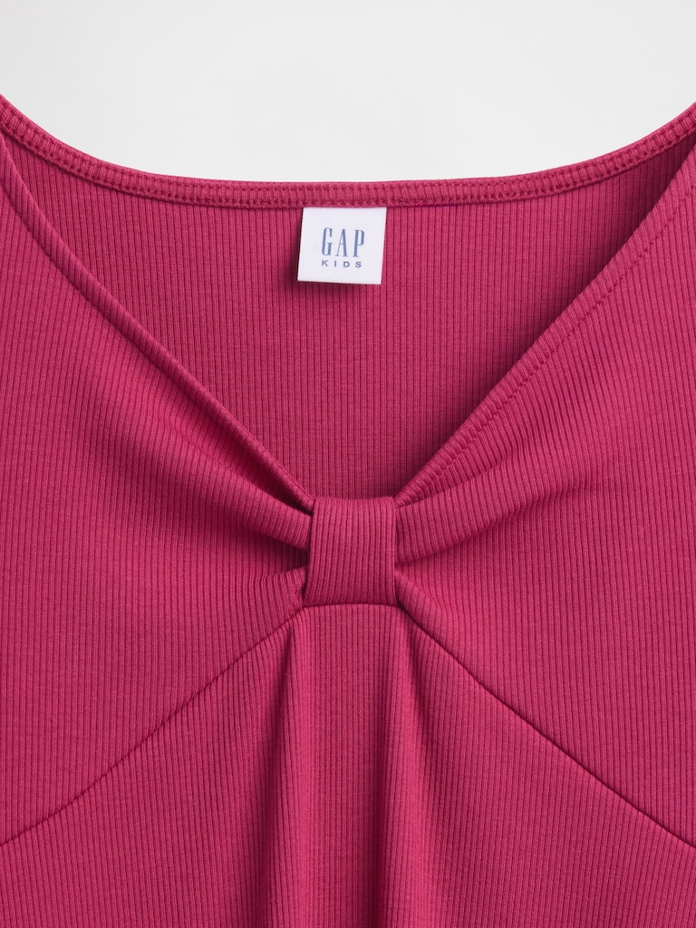 Kids Rib Bow Dress