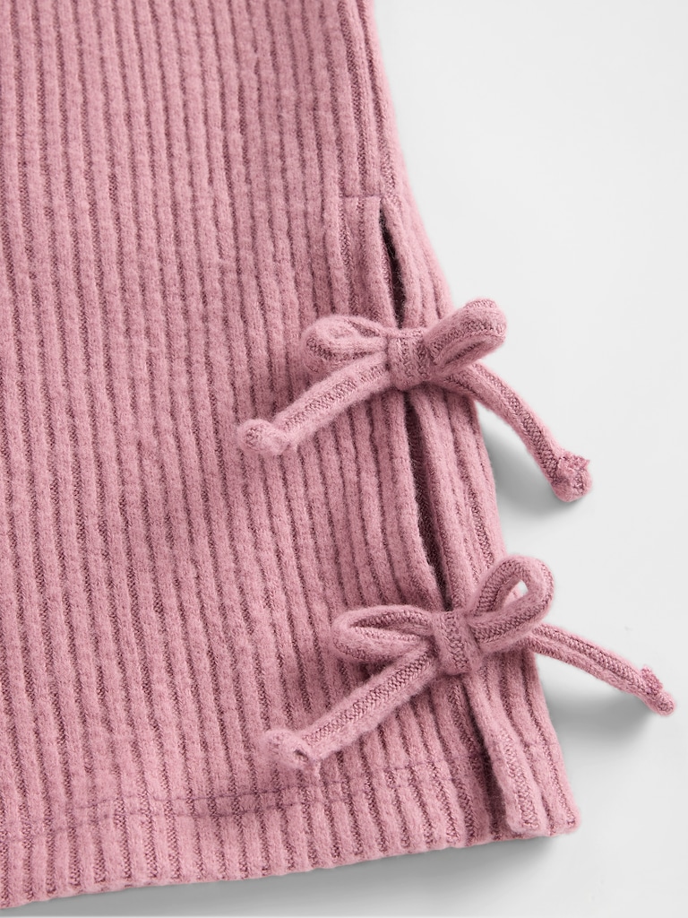 Kids Softspun Rib Side-Tie Sweater Top