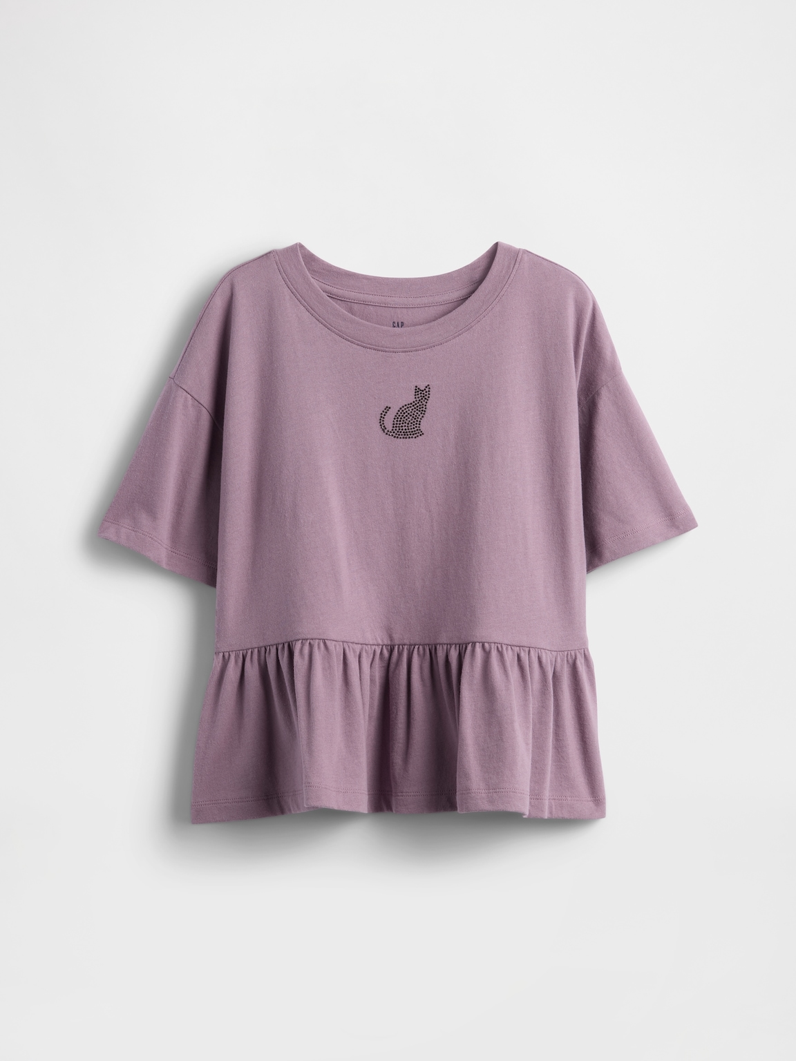 Kids Graphic Peplum T-Shirt
