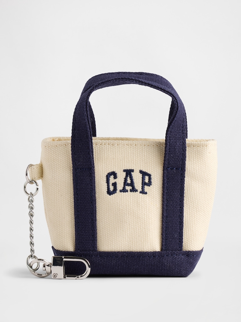 Logo Tote Keychain Charm