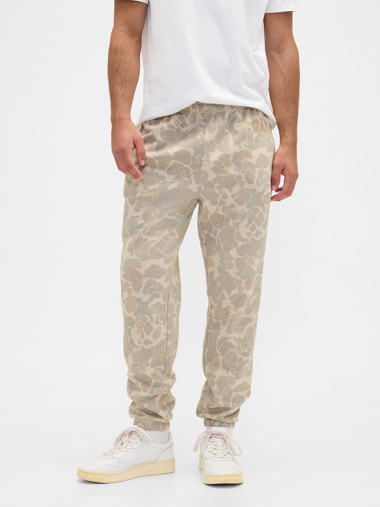 Relaxed Gap Logo Print Joggers