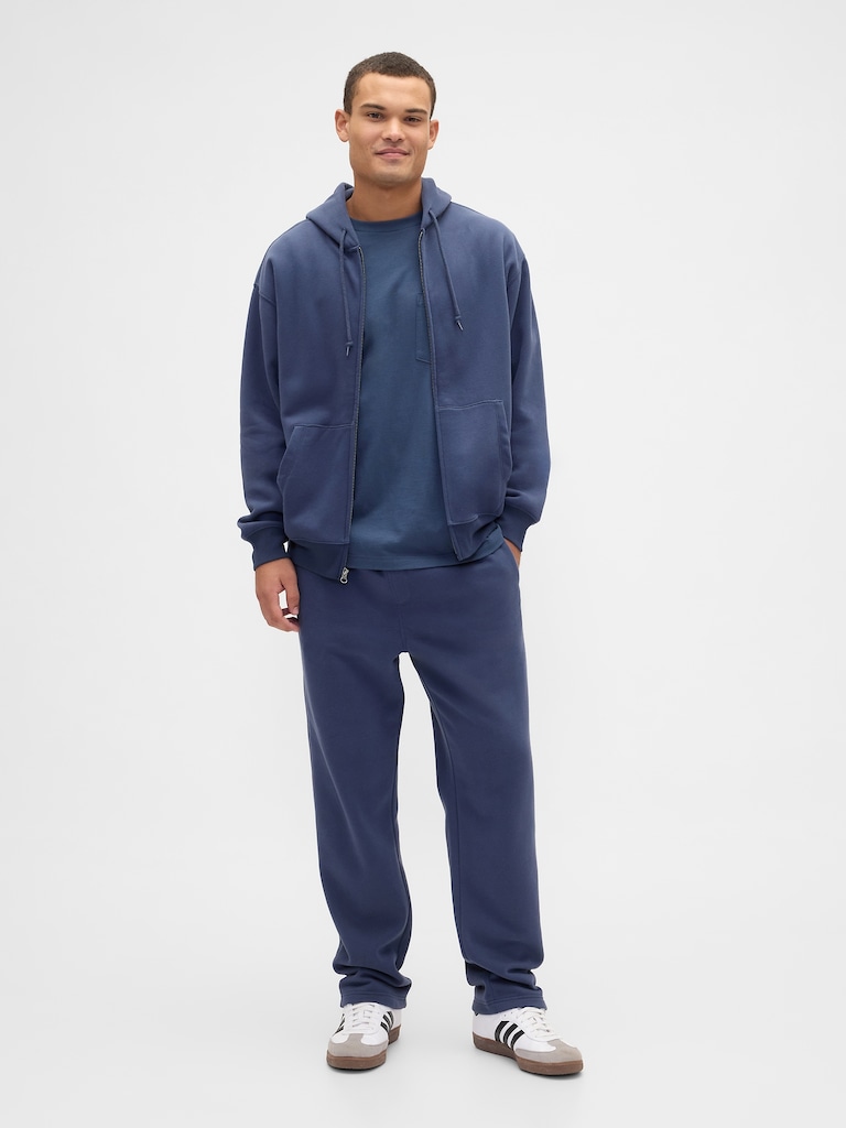 Adult Vintage Soft Oversized Zip Hoodie