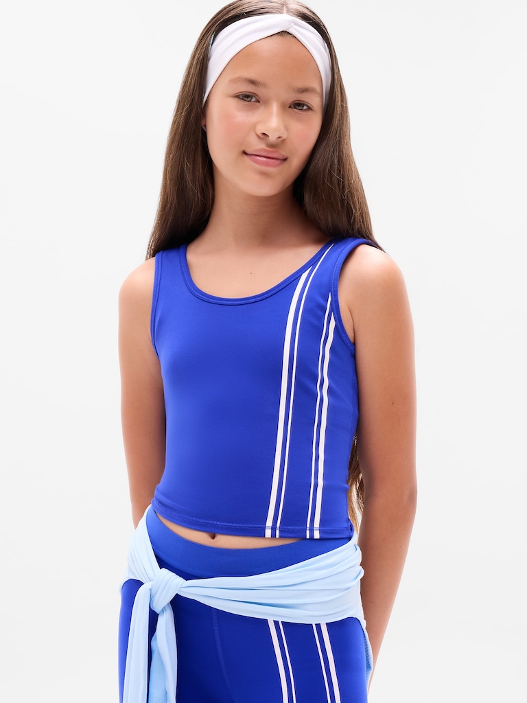 Athleta Girl Scoop Longline Graphic Bra