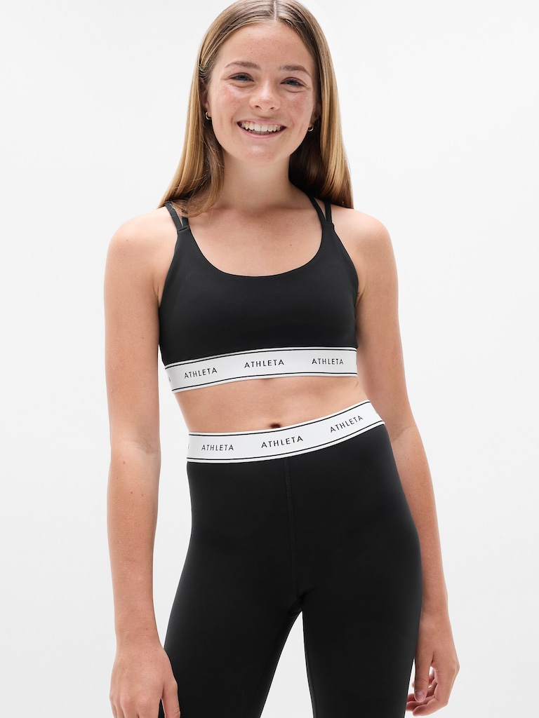 Athleta Girl High Speed Logo Bra