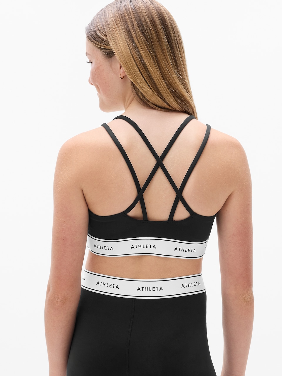 Athleta Girl High Speed Logo Bra