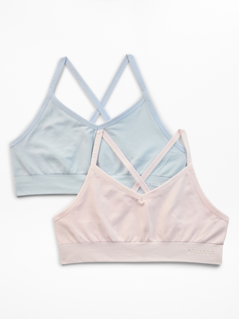 Athleta Girl Thrive Seamless Bra 2 Pack