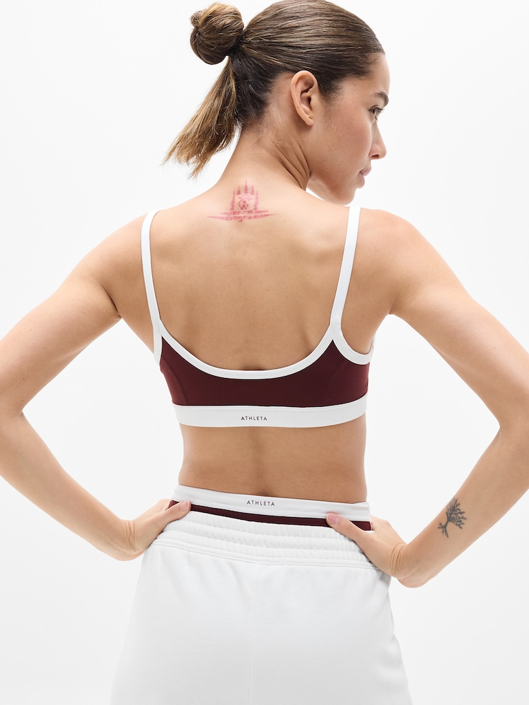 Square Neck Bra A-C